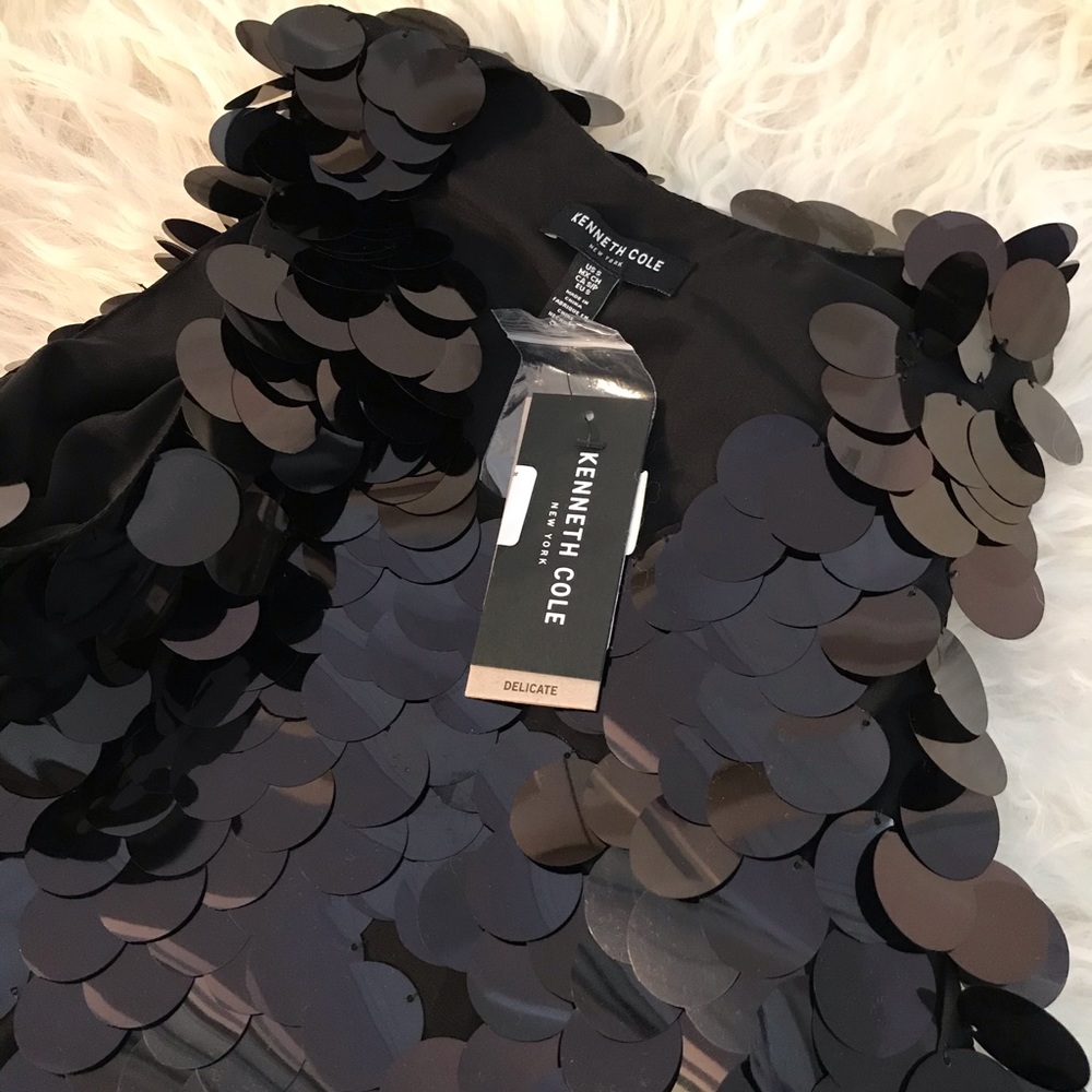 KENNETH COLE PAILLETE SWING DRESS - Picture 7 of 8